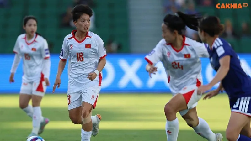 Tuyển nữ Việt Nam thua Nhật Bản 0-4, chính thức bị loại khỏi Asian Cup&nbsp;